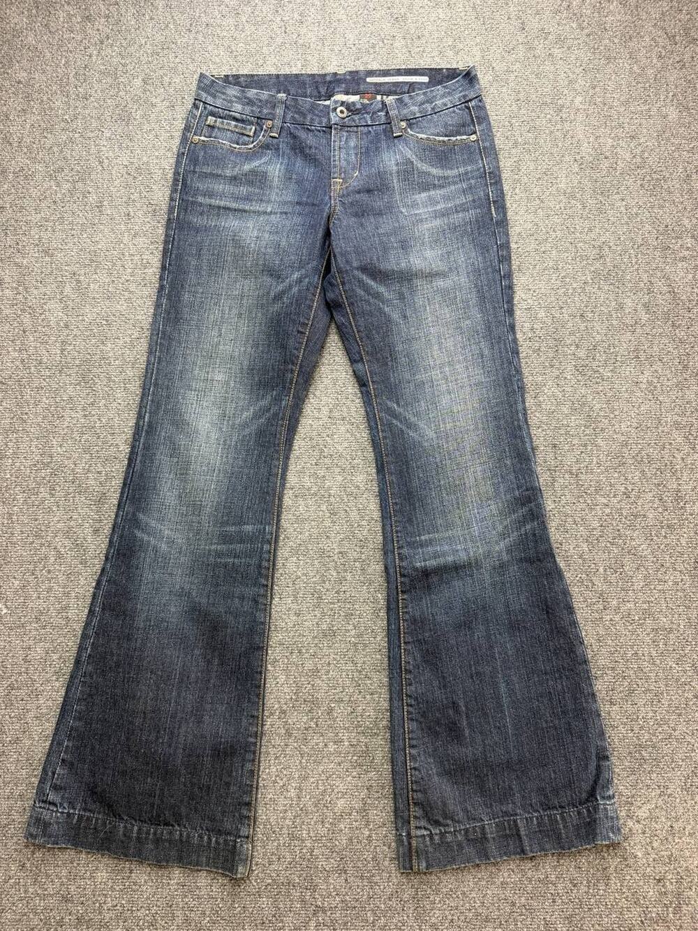 Y2K Buffalo David Bitton Beauty Women’s Low Rise Flare Jeans Size 29